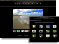 View photo gallery web site template