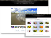 View photo gallery web site template