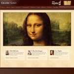 DaVinci: HTML Flash intro web template