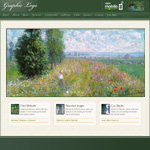 Monet: HTML Flash intro web template