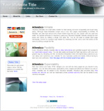 View mini site web template