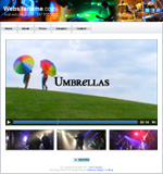 Minisite Mp3 Musician web template