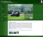 view Golfing web site template