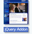 View sample Chrome drop menu jQuery template add-on