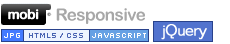 RWD built with HTML, CSS and jQuery