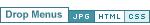 Drop menu minisite web template
