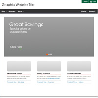 Paypal Shopping Cart Web Template With Mega Menus