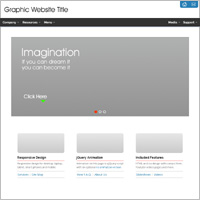 Mega Menu Responsive Web Template - Base