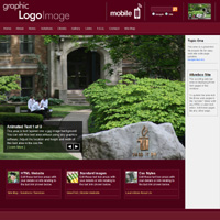 Academic: Color theme business web template
