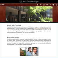 mobi-Cherry: Hybrid HTML5 website template for mobiles, laptops and desktops