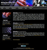 Minisite Drop Menu Template