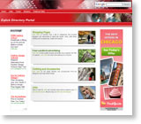 Client website template sample