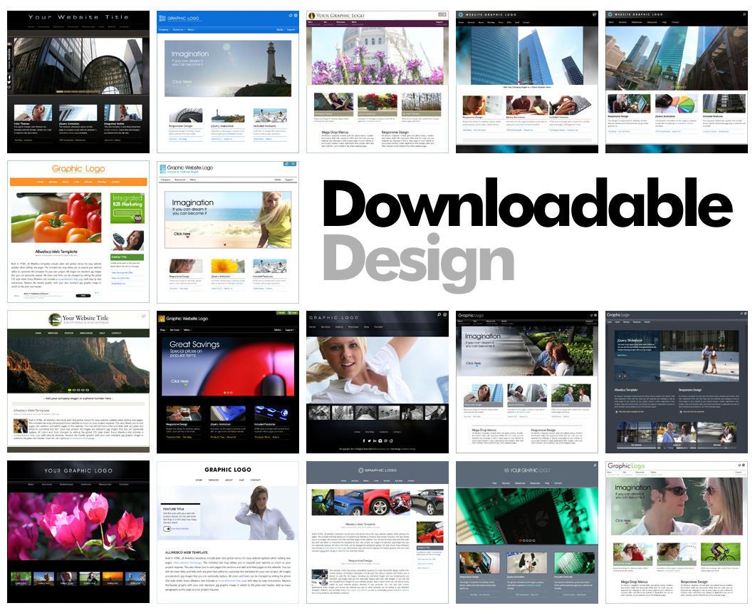 Downloadable HTML Design