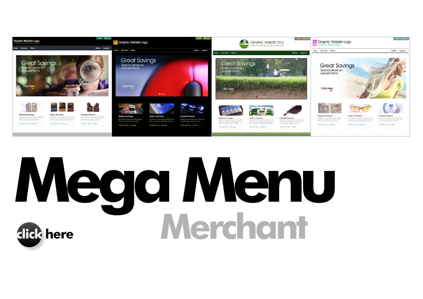 Paypal Shopping Cart Mega Menu